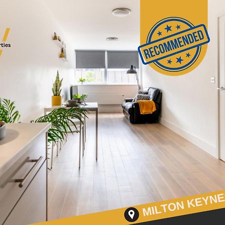 Stylish One-Bedroom Apartment - Free Wi-Fi, 4 Mins From Station, Perfect For Business Stays By Av Hughes Properties Milton Keynes Luaran gambar